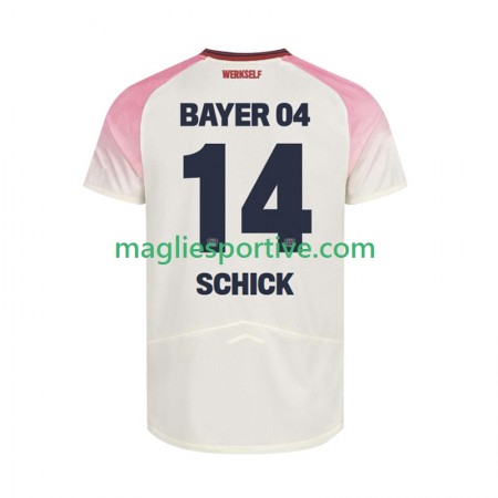 Completo Calcio Bayer 04 Leverkusen Patrik Schick 14 Divisa Trasferta 2025-2026